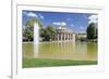 Opera House, Eckensee Lake, Schlosspark, Stuttgart, Baden-Wurttemberg, Germany-Markus Lange-Framed Photographic Print