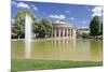 Opera House, Eckensee Lake, Schlosspark, Stuttgart, Baden-Wurttemberg, Germany-Markus Lange-Mounted Photographic Print