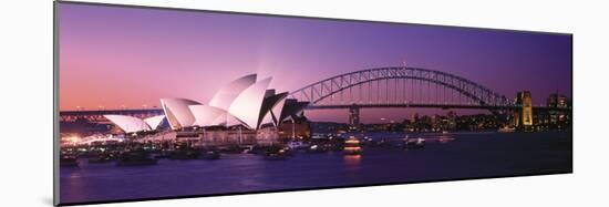 Opera House Harbour Bridge Sydney Australia-null-Mounted Photographic Print