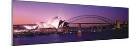 Opera House Harbour Bridge Sydney Australia-null-Mounted Photographic Print