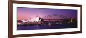 Opera House Harbour Bridge Sydney Australia-null-Framed Photographic Print