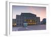 Opera House in Augustusplatz at dawn, Leipzig, Saxony, Germany, Europe-Ian Trower-Framed Photographic Print