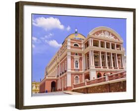 Opera House, Manaus, Amazonas, Brazil, South America-Nico Tondini-Framed Photographic Print