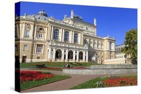 Opera House, Odessa, Crimea, Ukraine, Europe-Richard Cummins-Stretched Canvas