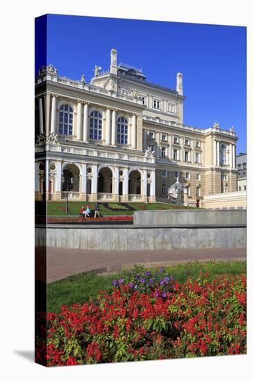 Opera House, Odessa, Crimea, Ukraine, Europe-Richard Cummins-Stretched Canvas