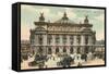 Opera House, Paris, France-null-Framed Stretched Canvas
