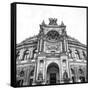 Opera House (Semperoper Dresden), Dresden, Saxony, Germany-Jon Arnold-Framed Stretched Canvas