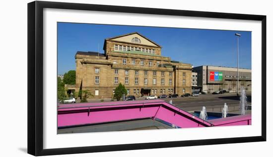 Opera House, Stuttgart, Baden-Wurttemberg, Germany, Europe-Hans-Peter Merten-Framed Photographic Print