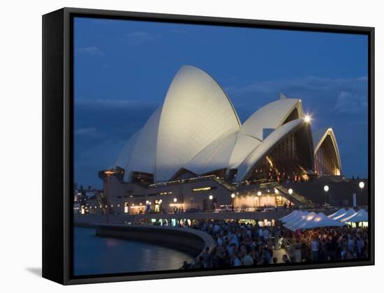 Opera House, Sydney, New South Wales, Australia-Michele Falzone-Framed Stretched Canvas