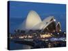 Opera House, Sydney, New South Wales, Australia-Michele Falzone-Stretched Canvas