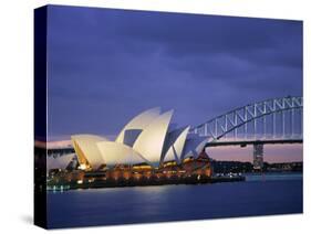 Opera House, Sydney, Nsw, Australia-Walter Bibikow-Stretched Canvas