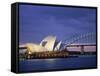 Opera House, Sydney, Nsw, Australia-Walter Bibikow-Framed Stretched Canvas