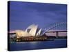 Opera House, Sydney, Nsw, Australia-Walter Bibikow-Stretched Canvas