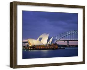 Opera House, Sydney, Nsw, Australia-Walter Bibikow-Framed Photographic Print