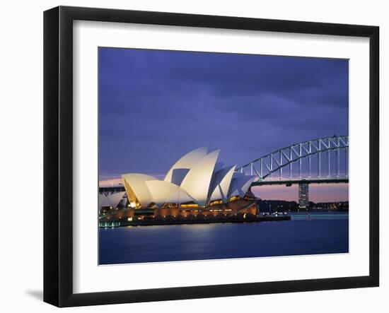 Opera House, Sydney, Nsw, Australia-Walter Bibikow-Framed Photographic Print