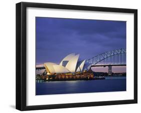 Opera House, Sydney, Nsw, Australia-Walter Bibikow-Framed Photographic Print