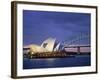 Opera House, Sydney, Nsw, Australia-Walter Bibikow-Framed Photographic Print