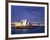 Opera House, Sydney, Nsw, Australia-Walter Bibikow-Framed Photographic Print