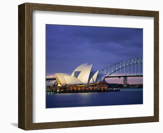 Opera House, Sydney, Nsw, Australia-Walter Bibikow-Framed Photographic Print