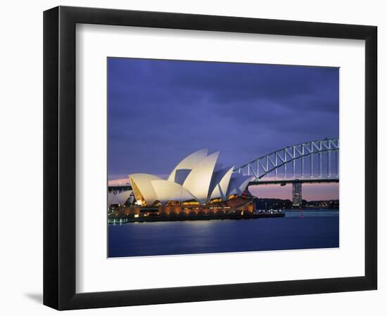 Opera House, Sydney, Nsw, Australia-Walter Bibikow-Framed Photographic Print