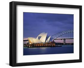 Opera House, Sydney, Nsw, Australia-Walter Bibikow-Framed Photographic Print