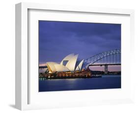 Opera House, Sydney, Nsw, Australia-Walter Bibikow-Framed Photographic Print