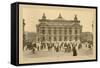 Opera-House-Helio E. Ledeley-Framed Stretched Canvas