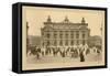 Opera-House-Helio E. Ledeley-Framed Stretched Canvas