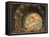 Opera LUltimo Giorno de Pompeii by Pacini, Produced at La Scale in Milan in the Autumn of 1827-Alessandro Sanquirico-Framed Stretched Canvas