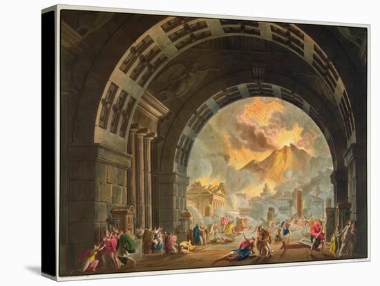 Opera LUltimo Giorno de Pompeii by Pacini, Produced at La Scale in Milan in the Autumn of 1827-Alessandro Sanquirico-Stretched Canvas