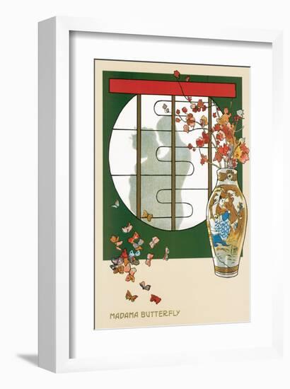 Opera Madama Butterfly-null-Framed Art Print