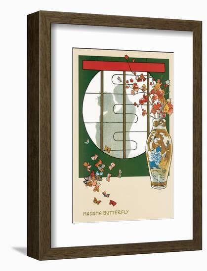 Opera Madama Butterfly-null-Framed Art Print