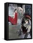 Opera Messalina at Bordeau-Henri de Toulouse-Lautrec-Framed Stretched Canvas