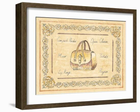 Opera Purse-Banafshe Schippel-Framed Art Print