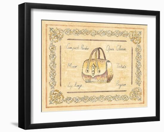 Opera Purse-Banafshe Schippel-Framed Art Print