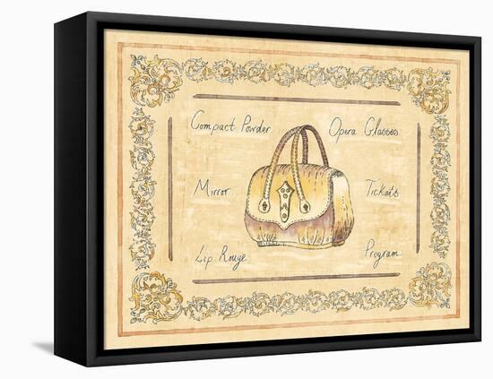 Opera Purse-Banafshe Schippel-Framed Stretched Canvas