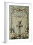 opéra royal : panneau d'arabesques avec rinceau, sirènes, fleurs et fruits-Antoine-François Vernet-Framed Giclee Print