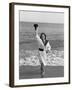 Opera Singer Birgit Nilsson Vacationing-null-Framed Premium Photographic Print