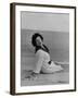 Opera Singer Birgit Nilsson Vacationing-null-Framed Premium Photographic Print