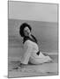 Opera Singer Birgit Nilsson Vacationing-null-Mounted Premium Photographic Print