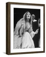 Opera Singer Joan Sutherland in the Title Role of "Lucia Di Lammermoor" at the Metropolitan Opera-Alfred Eisenstaedt-Framed Premium Photographic Print