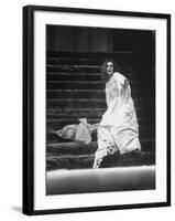 Opera Singer Joan Sutherland in the Title Role of "Lucia Di Lammermoor" at the Metropolitan Opera-Alfred Eisenstaedt-Framed Premium Photographic Print