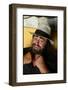 Opera Singer Luciano Pavarotti with Girlfriend Nicoletta Mantovani and 9 Month Old Daughter Alice-null-Framed Photographic Print