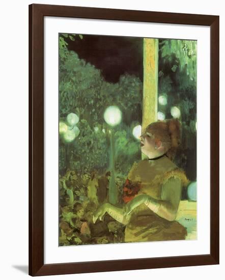 Opera Singer Performs, 1876-Edgar Degas-Framed Giclee Print