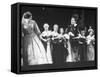 Opera Singers Joan Sutherland and Richard Tucker in "Lucia Di Lammermoor" at the Metropolitan Opera-null-Framed Stretched Canvas