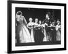 Opera Singers Joan Sutherland and Richard Tucker in "Lucia Di Lammermoor" at the Metropolitan Opera-null-Framed Photographic Print