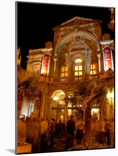 Opera Theatre at Night, Avignon, Provence, France-Lisa S. Engelbrecht-Mounted Photographic Print