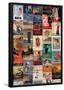 Opera Vintage Style Poster Collage-null-Framed Poster