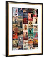 Opera Vintage Style Poster Collage-null-Framed Poster