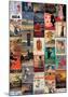 Opera Vintage Style Poster Collage-null-Mounted Poster